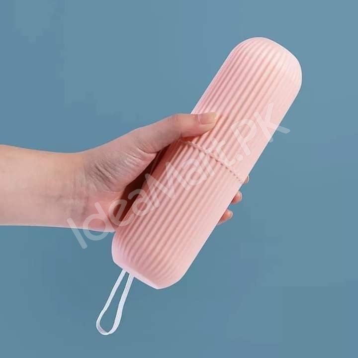 2-in-1-plastic-portable-capsule-travel-toothbrush-toiletries-storage-case-with-rinse-cup-product-image