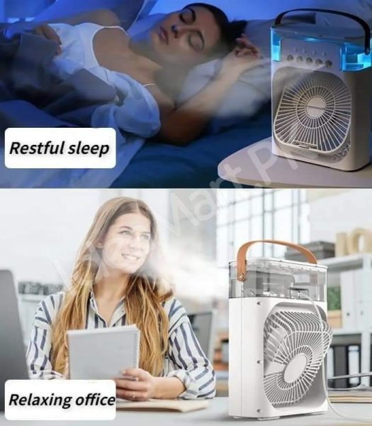 4-in-1-usb-air-cooler-fan-600ml-with-humidifier-night-light-5-mist-levels-product-image