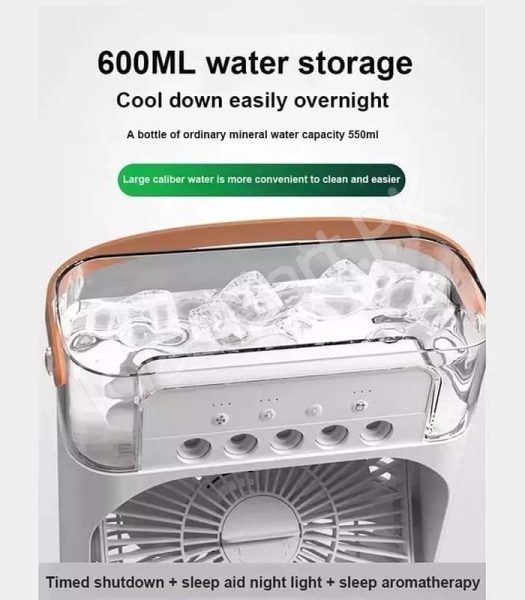 4-in-1-usb-air-cooler-fan-600ml-with-humidifier-night-light-5-mist-levels-product-image