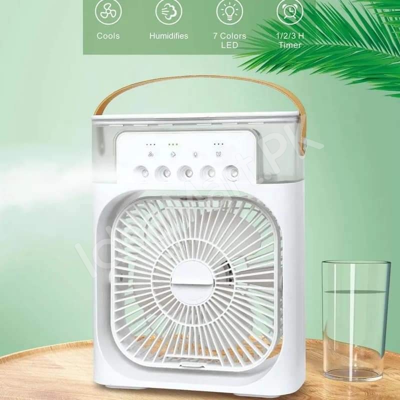 4-in-1-usb-air-cooler-fan-600ml-with-humidifier-night-light-5-mist-levels-product-image