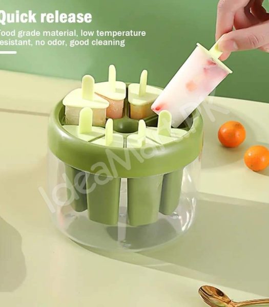 silicone-popsicle-mold-with-sticks-base-for-homemade-juice-fruit-ice-cream-product-image