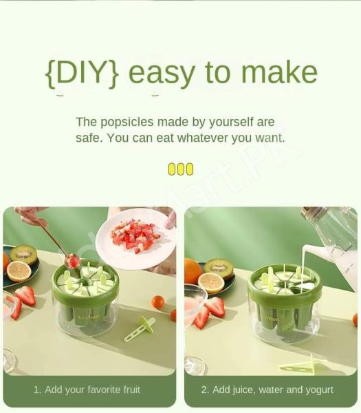 silicone-popsicle-mold-with-sticks-base-for-homemade-juice-fruit-ice-cream-product-image