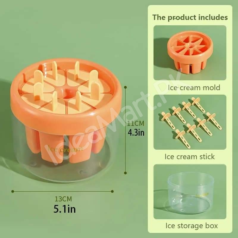 silicone-popsicle-mold-with-sticks-base-for-homemade-juice-fruit-ice-cream-product-image