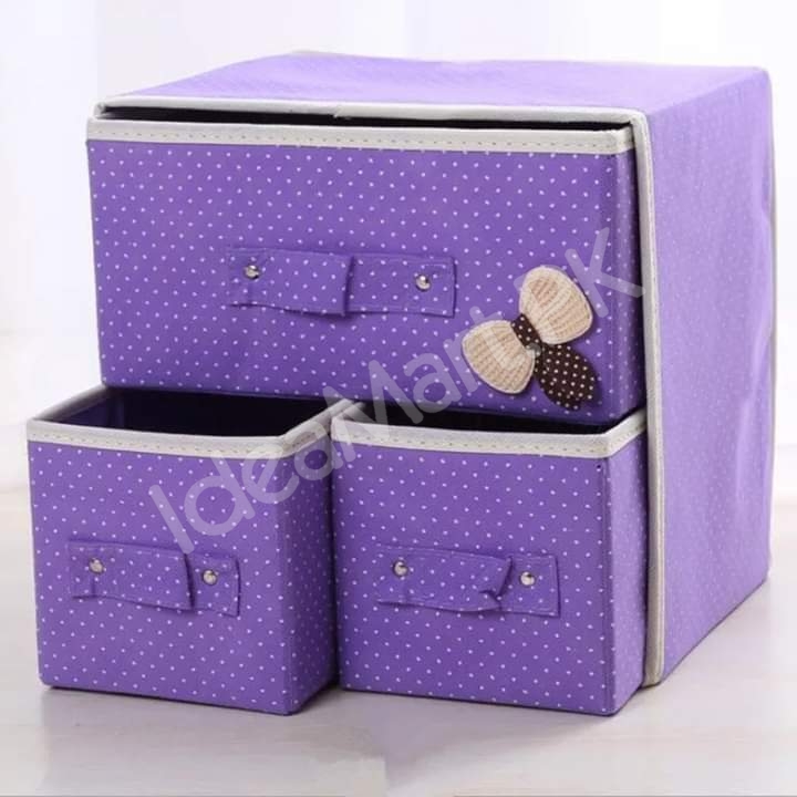 3-piece-foldable-fabric-storage-organizer-for-dresser-shelf-closet-product-image