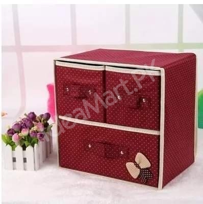 3-piece-foldable-fabric-storage-organizer-for-dresser-shelf-closet-product-image
