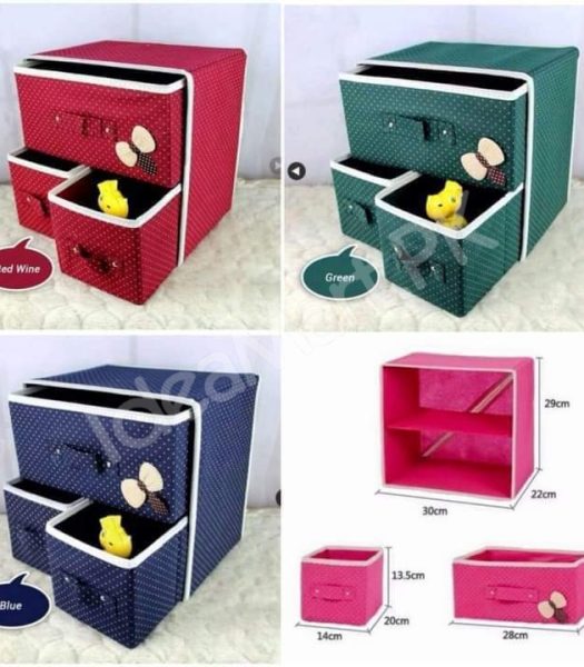 3-piece-foldable-fabric-storage-organizer-for-dresser-shelf-closet-product-image