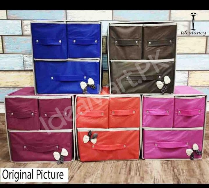 3-piece-foldable-fabric-storage-organizer-for-dresser-shelf-closet-product-image