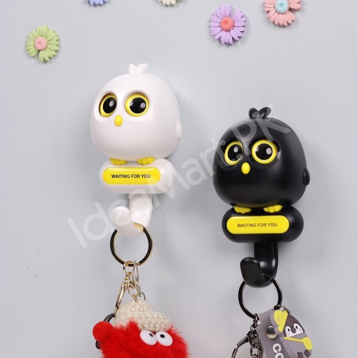 cute-decorative-bird-design-adhesive-wall-hook-multi-purpose-for-home-office-product-image