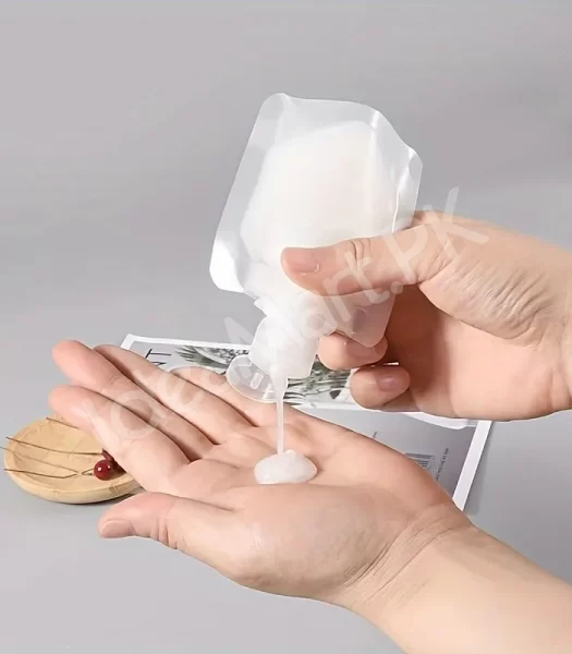 traveling-bottle-set-50ml-refillable-portable-cosmetic-containers-squeezable-travel-bottles-for-shampoo-lotion-bath-gel-and-skincare-product-image