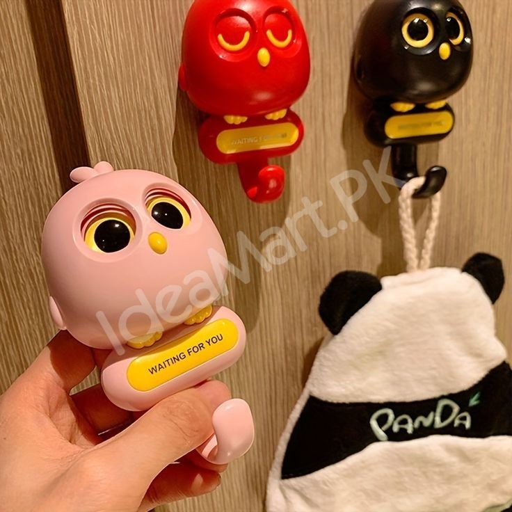 cute-decorative-bird-design-adhesive-wall-hook-multi-purpose-for-home-office-product-image