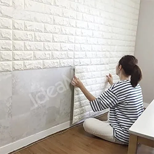 3d-brick-wall-stickers-pe-foam-high-self-adhesive-wallpaper-peel-and-stick-3d-art-wall-brick-room-panels-for-tv-walls-sofa-background-wall-decor-size-70-x-77-cm-product-image