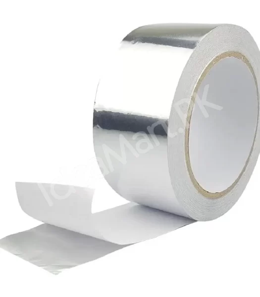 silver-aluminium-foil-tape-adhesive-duct-tape-heat-proof-multiple-use-for-heating-air-conditioning-repairs-2-inches-heat-and-light-reflective-5-meter-product-image