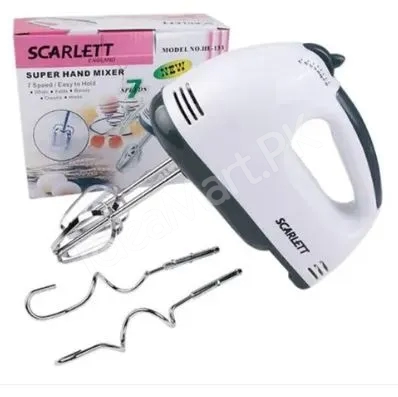electric-scarlett-hand-mixer-with-7-speed-egg-beater-and-chrome-beater-dough-hook-180-w-product-image