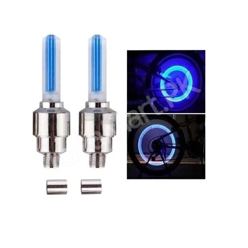 2-pcs-cycle-bike-glow-in-the-dark-car-luminous-led-tyre-valve-cap-motion-running-sensor-activated-wheel-neon-spokes-led-light-product-image