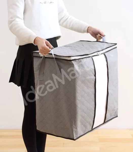 portable-bamboo-charcoal-clothes-blanket-large-folding-bag-storage-box-organizer-product-image