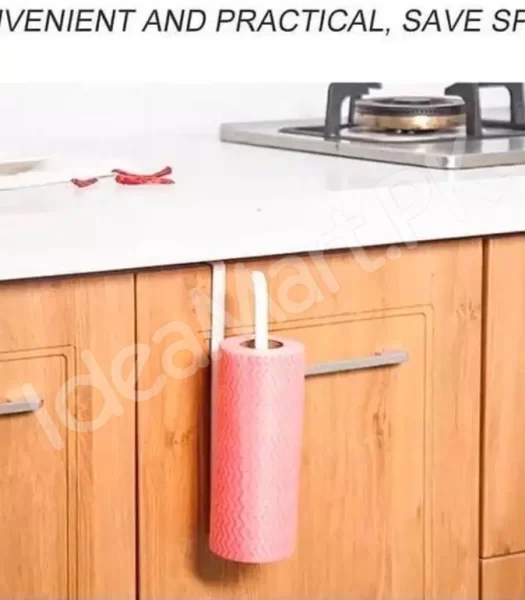 tissue-roll-holder-for-kitchen-bathroom-utility-under-cabinet-wall-mount-space-saving-design-product-image