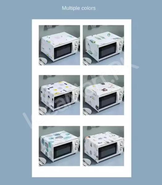 microwave-oven-dust-cover-with-storage-bag-natural-oil-proof-material-breathable-protection-kitchen-accessories-product-image