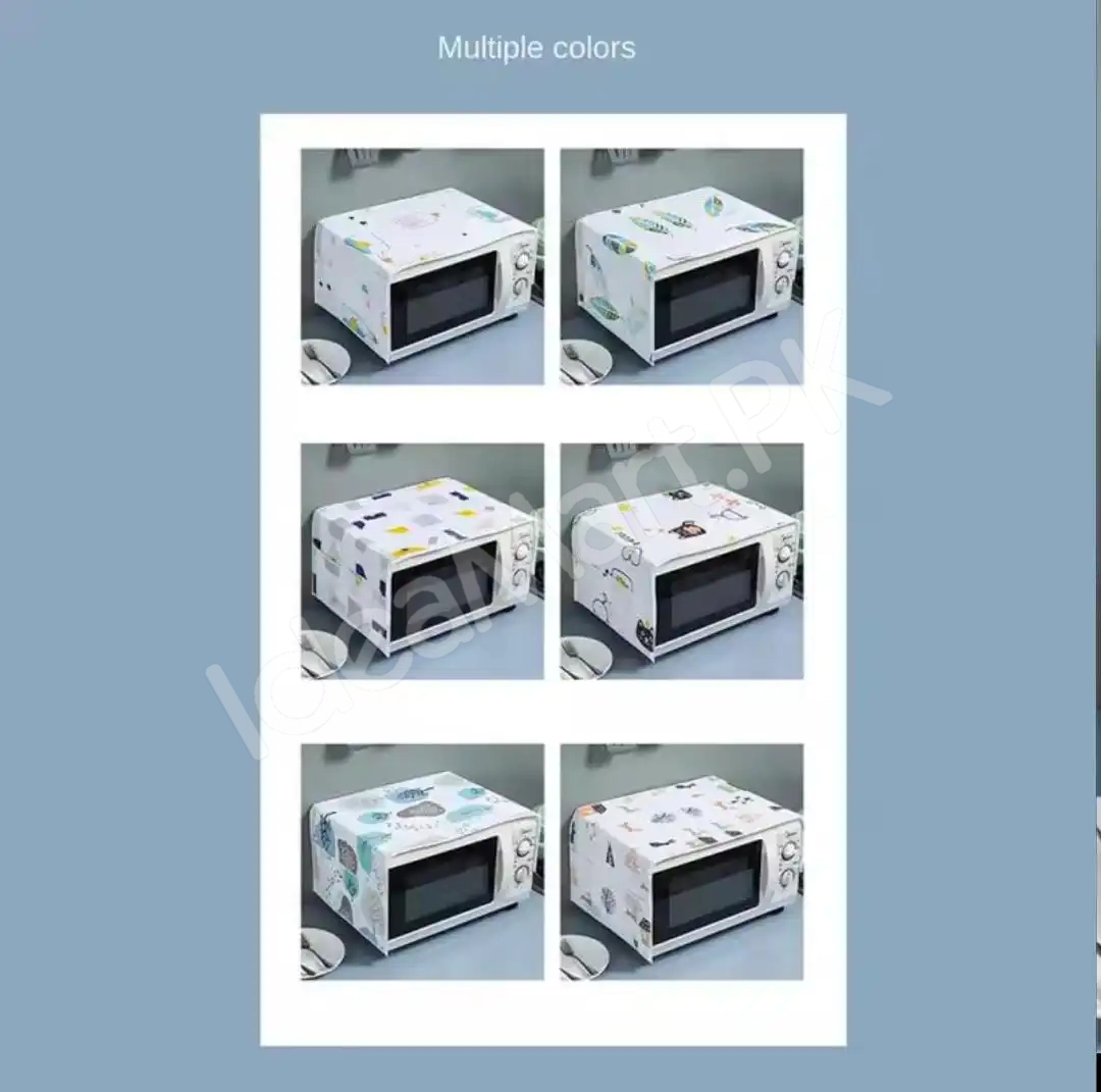 microwave-oven-dust-cover-with-storage-bag-natural-oil-proof-material-breathable-protection-kitchen-accessories-product-image