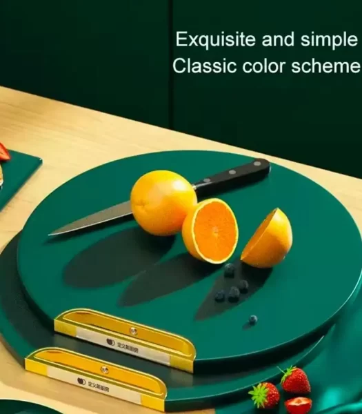 double-sided-pe-cutting-board-anti-mildew-non-slip-round-rotating-green-sticky-pad-stand-able-kitchen-cutting-board-product-image
