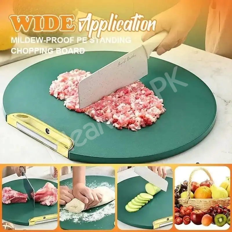 double-sided-pe-cutting-board-anti-mildew-non-slip-round-rotating-green-sticky-pad-stand-able-kitchen-cutting-board-product-image