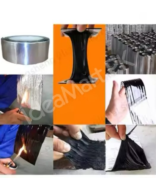watertight-sealing-tape-self-adhesive-butyl-rubber-leak-repair-aluminum-flashing-for-rv-roof-pipe-window-home-product-image