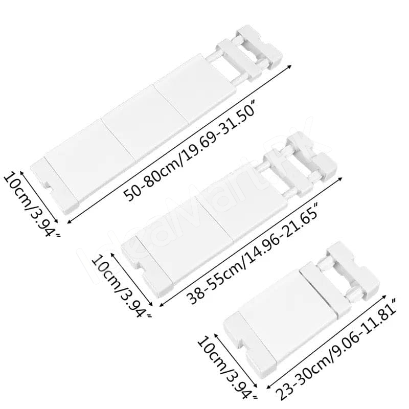 telescopic-shelf-rack-adjustable-closet-and-cabinet-storage-shelf-wall-mounted-partition-retractable-gap-organizer-product-image