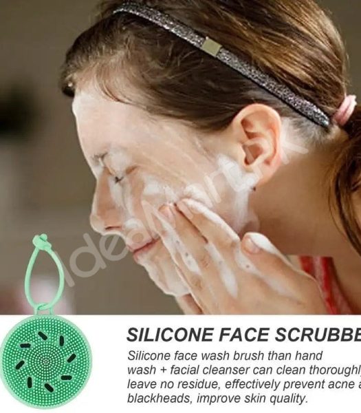 kiwi-shaped-silicone-facial-cleansing-brush-scrubber-with-handle-gentle-exfoliation-for-all-skin-types-product-image