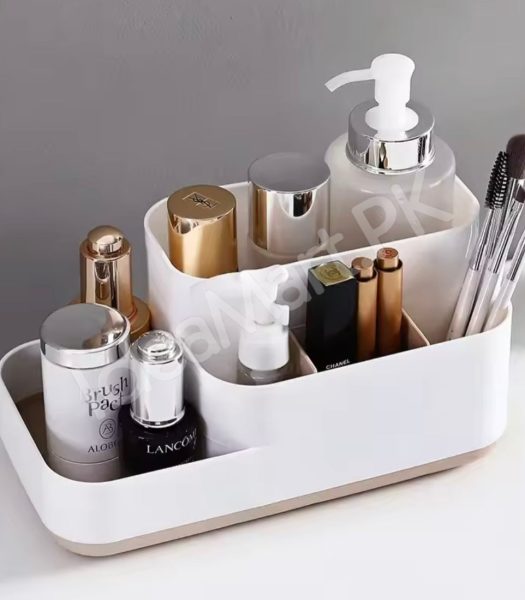 5-compartment-makeup-organizer-caddy-desktop-vanity-storage-box-for-lipstick-brushes-skincare-cosmetics-product-image