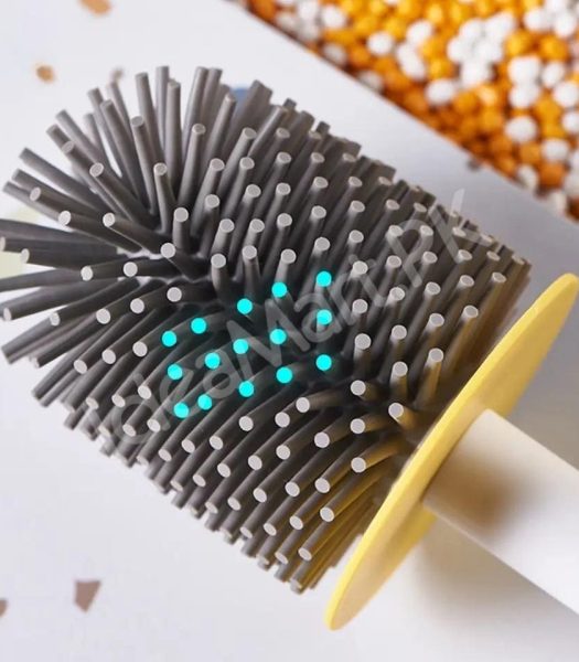 yellow-duck-design-toilet-brush-and-holder-set-for-bathroom-wall-mounted-or-freestanding-with-long-handle-product-image