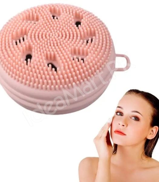 kiwi-shaped-silicone-facial-cleansing-brush-scrubber-with-handle-gentle-exfoliation-for-all-skin-types-product-image