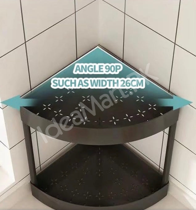 2-layer-breathable-triangle-corner-organizer-large-capacity-bathroom-storage-rack-for-toiletries-essentials-product-image