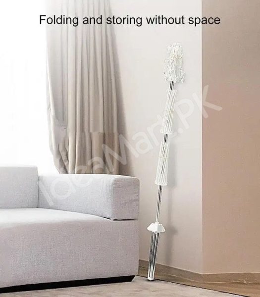 3-tier-horse-clothes-drying-rack-with-360-rotating-tripod-base-foldable-stainless-steel-laundry-airer-stand-for-indoor-outdoor-balcony-clothing-storage-product-image