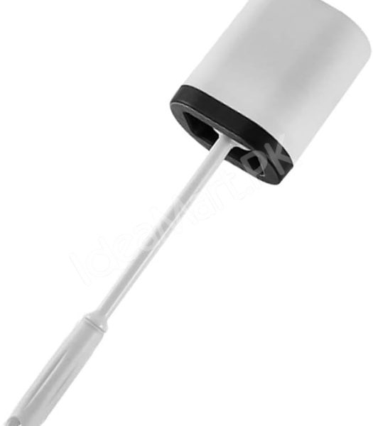 modern-style-long-handle-silicone-toilet-brush-holder-set-with-wall-mount-option-for-hygienic-bathroom-cleaning-product-image