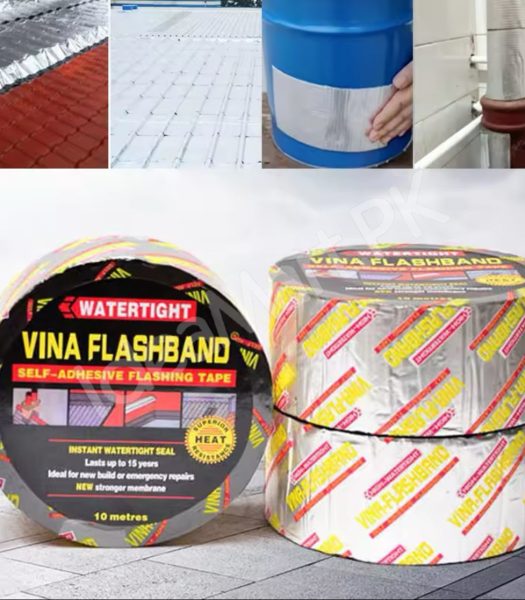 watertight-sealing-tape-self-adhesive-butyl-rubber-leak-repair-aluminum-flashing-for-rv-roof-pipe-window-home-product-image