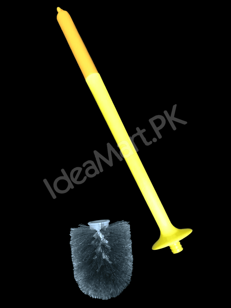 yellow-duck-design-toilet-brush-and-holder-set-for-bathroom-wall-mounted-or-freestanding-with-long-handle-product-image