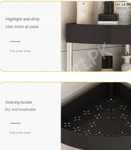 2-layer-breathable-triangle-corner-organizer-large-capacity-bathroom-storage-rack-for-toiletries-essentials-product-image