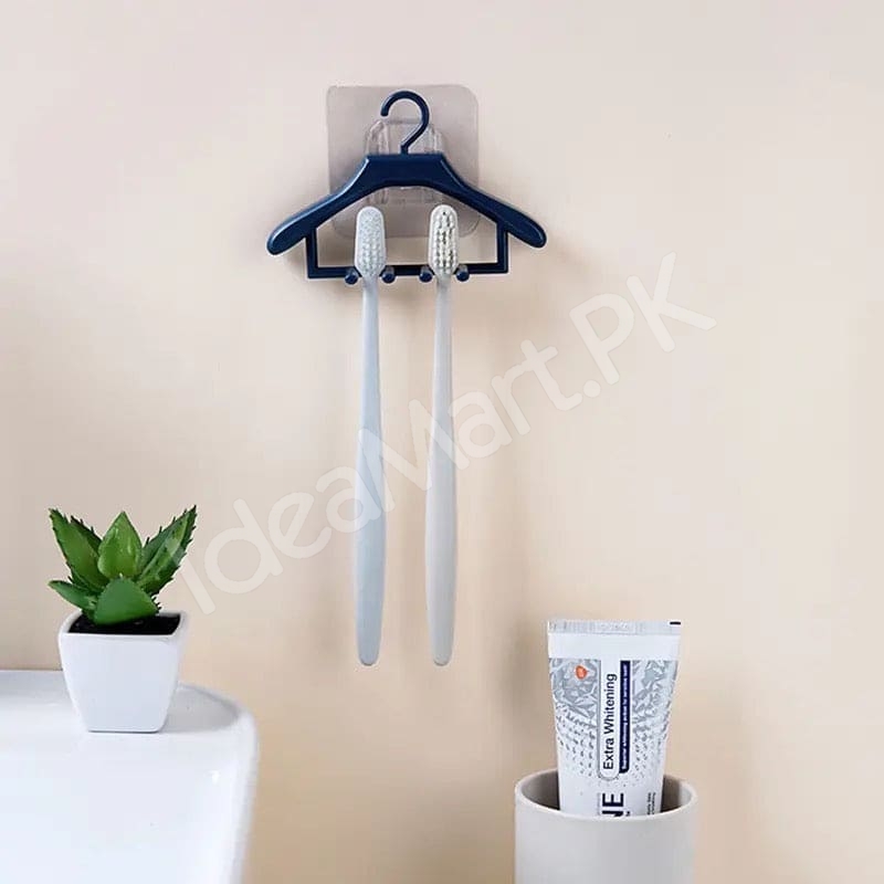 creative-hanger-design-adhesive-toothbrush-holder-and-wall-hook-for-compact-bathroom-storage-and-tidy-product-image