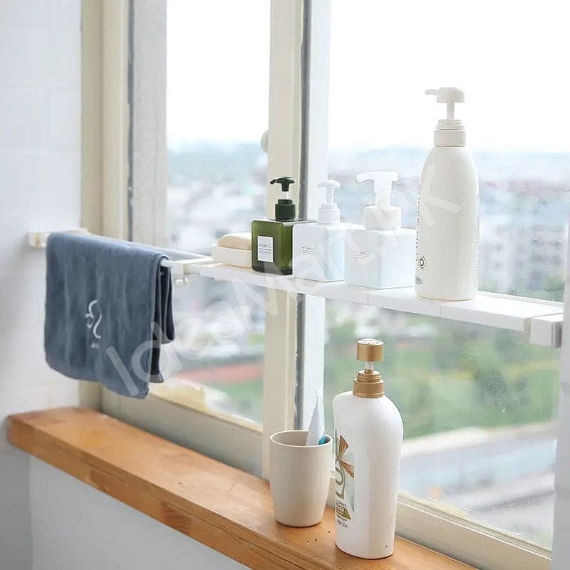 telescopic-shelf-rack-adjustable-closet-and-cabinet-storage-shelf-wall-mounted-partition-retractable-gap-organizer-product-image