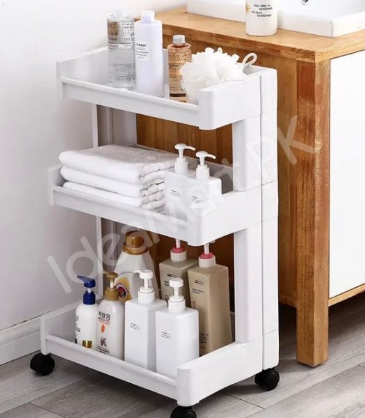 3-tier-rolling-storage-cart-with-wheels-slim-plastic-organizer-for-bathroom-kitchen-laundry-space-saving-mobile-utility-shelf-product-image