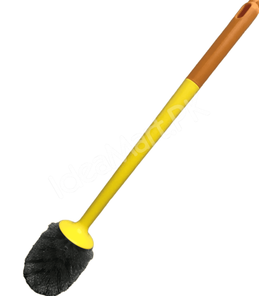 yellow-duck-design-toilet-brush-and-holder-set-for-bathroom-wall-mounted-or-freestanding-with-long-handle-product-image