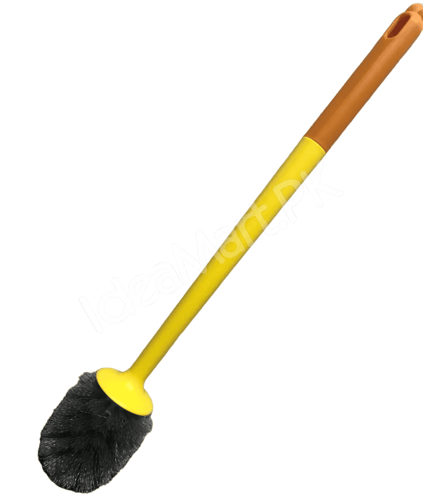 yellow-duck-design-toilet-brush-and-holder-set-for-bathroom-wall-mounted-or-freestanding-with-long-handle-product-image