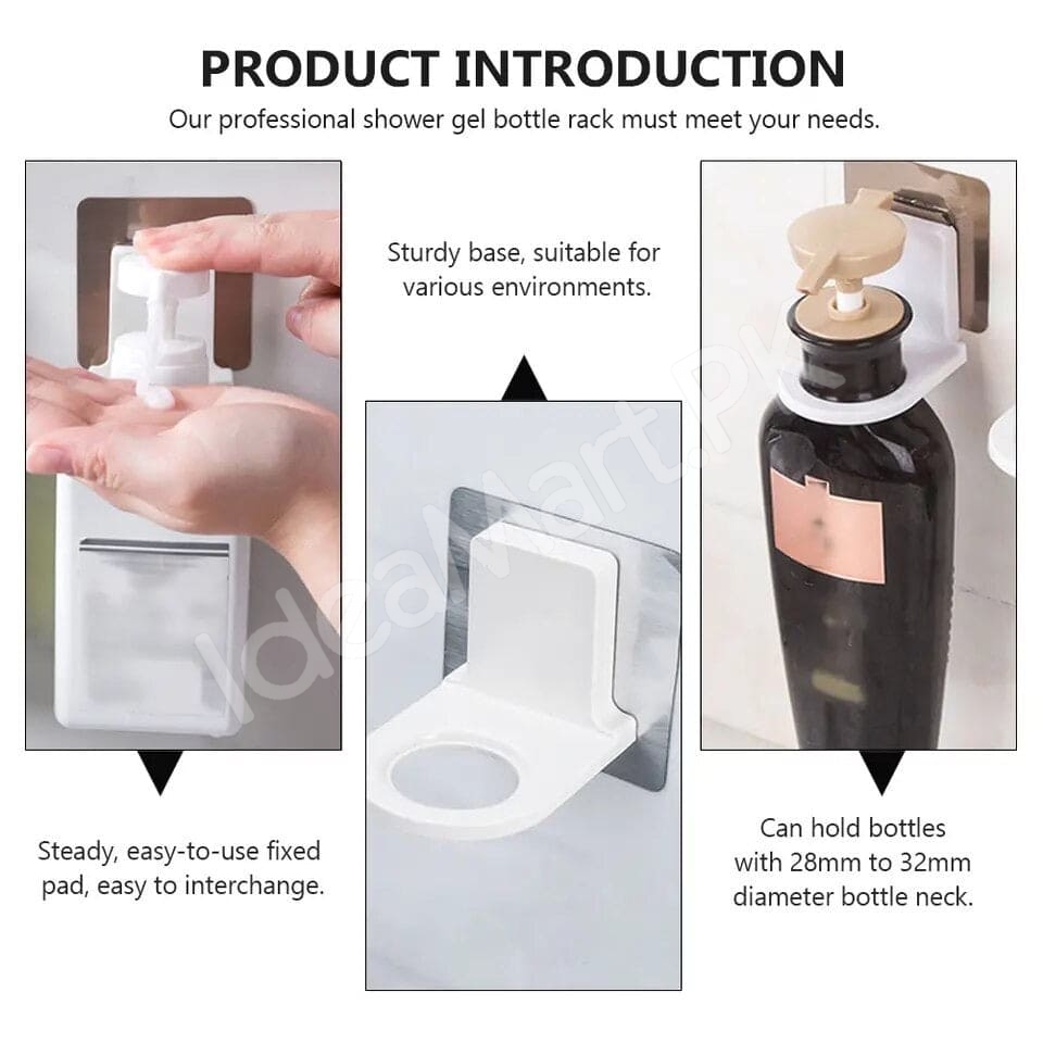 wall-mount-shampoo-soap-dispenser-holder-with-adhesive-back-for-bathroom-shower-storage-product-image