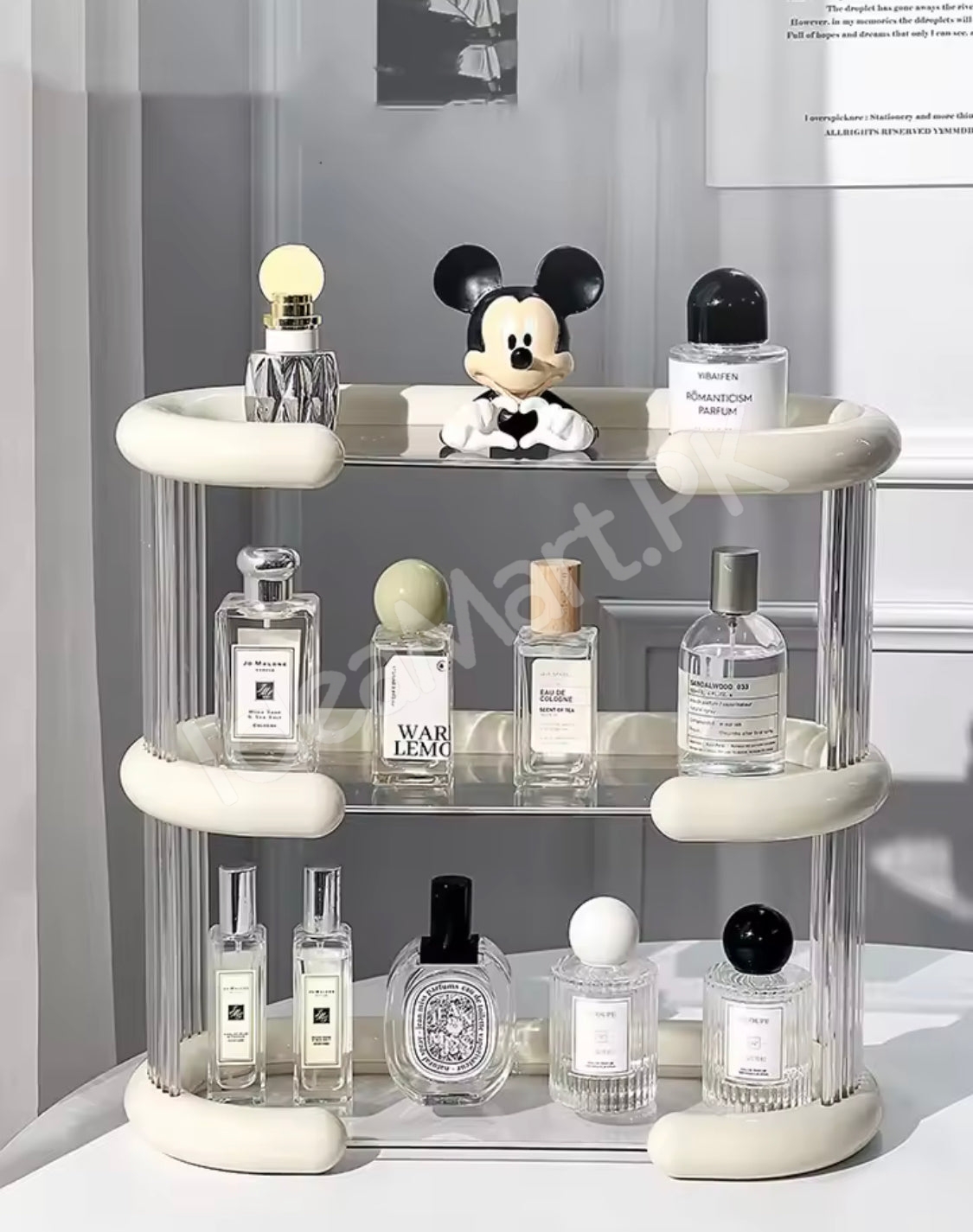 2-tier-oval-acrylic-vanity-and-perfume-display-shelf-with-modern-design-for-countertop-cosmetic-storage-product-image