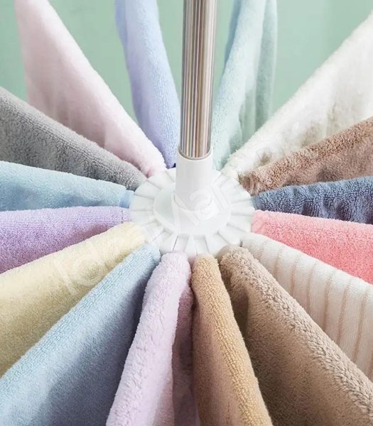 3-tier-horse-clothes-drying-rack-with-360-rotating-tripod-base-foldable-stainless-steel-laundry-airer-stand-for-indoor-outdoor-balcony-clothing-storage-product-image