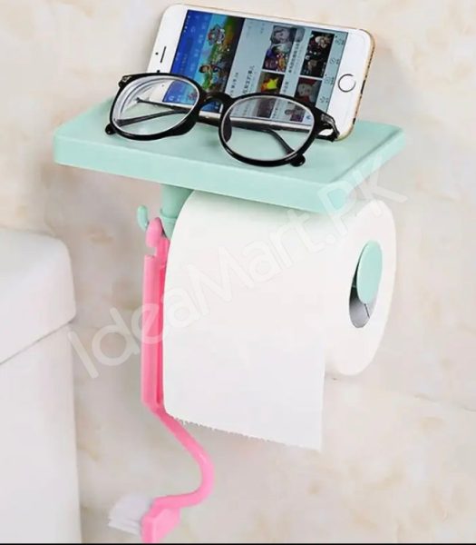 wall-mounted-toilet-paper-dispenser-with-shelf-multi-functional-tissue-holder-space-saving-storage-oragnizer-product-image