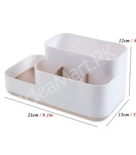 5-compartment-makeup-organizer-caddy-desktop-vanity-storage-box-for-lipstick-brushes-skincare-cosmetics-product-image