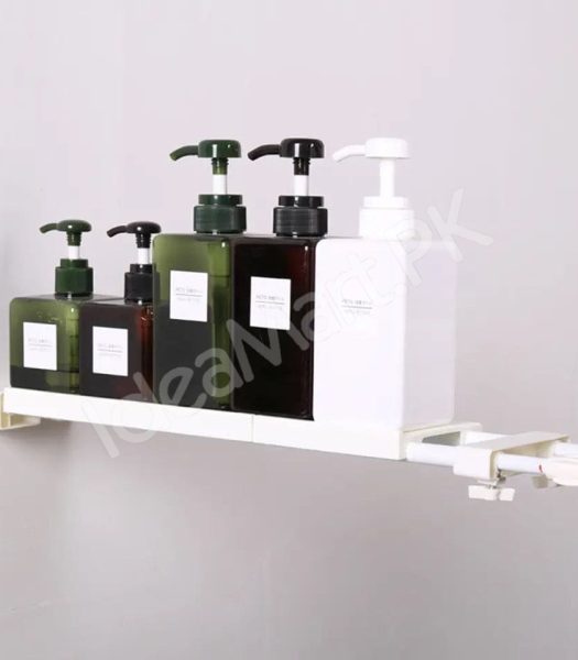 telescopic-shelf-rack-adjustable-closet-and-cabinet-storage-shelf-wall-mounted-partition-retractable-gap-organizer-product-image