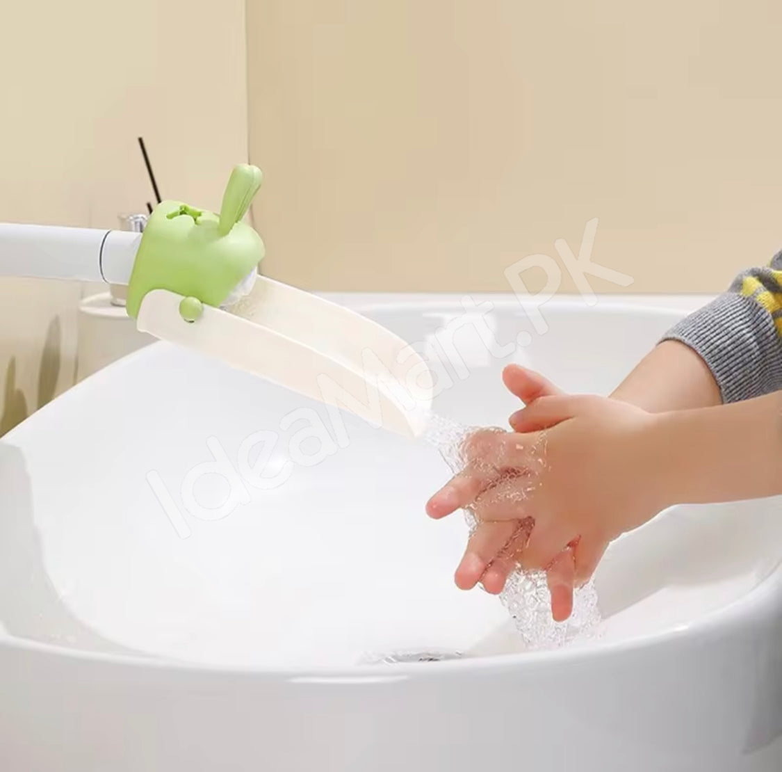 cute-cartoon-rabbit-faucet-extender-for-toddlers-babies-universal-silicone-hand-washing-aid-for-bathroom-sink-product-image