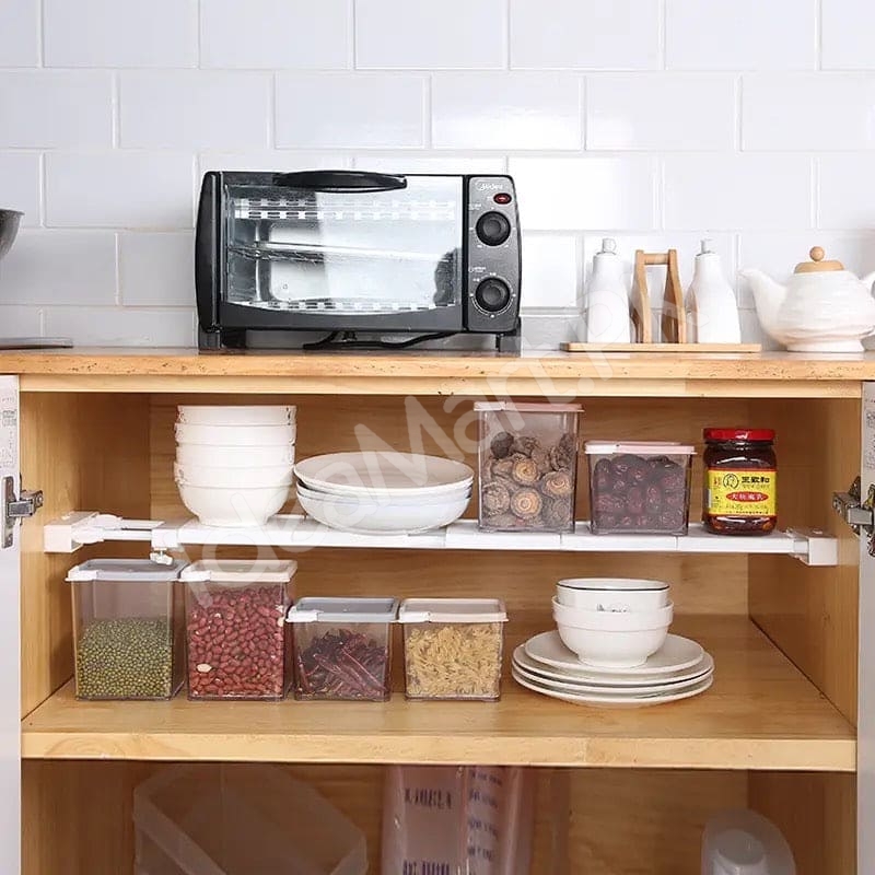 telescopic-shelf-rack-adjustable-closet-and-cabinet-storage-shelf-wall-mounted-partition-retractable-gap-organizer-product-image