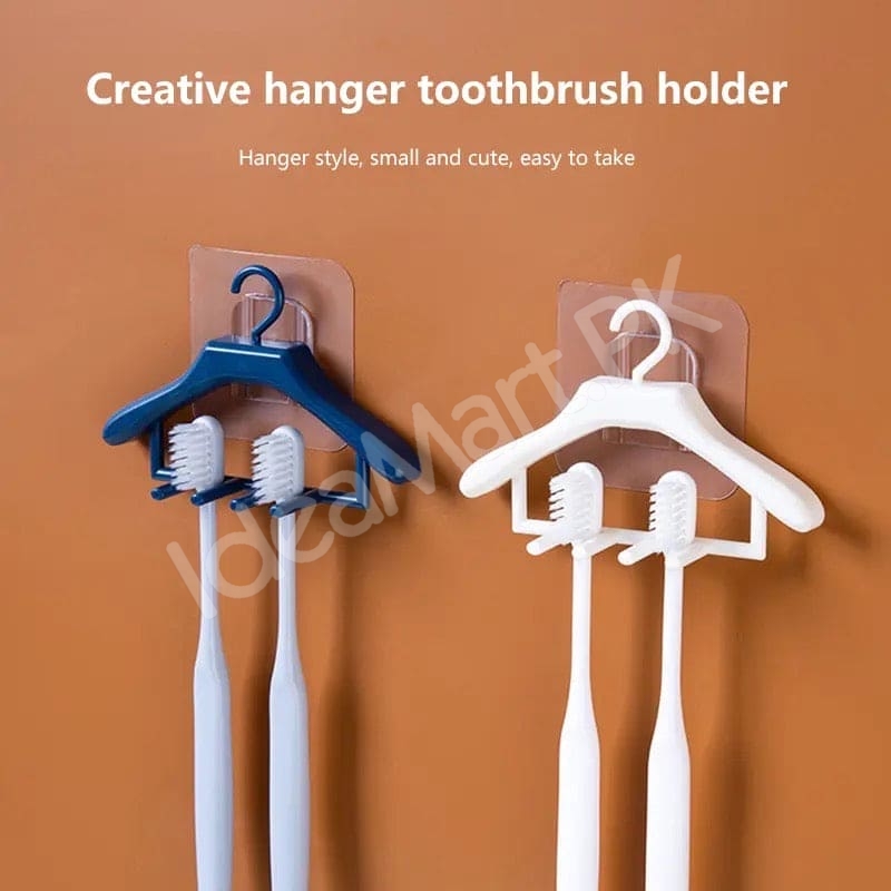 creative-hanger-design-adhesive-toothbrush-holder-and-wall-hook-for-compact-bathroom-storage-and-tidy-product-image
